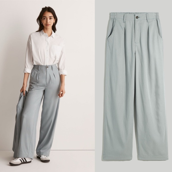 Madewell Pants - Madewell The Neale Straight-Leg Pant in Drapeweave